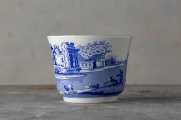 Blue Italian Tea Bowl England Porcelain 2000s