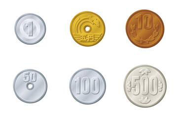 日本の硬貨 お金 コイン