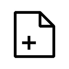 Obraz premium File Add Icon