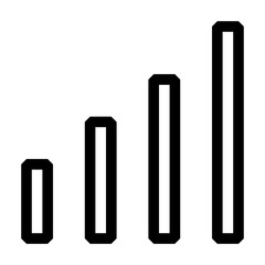 Fototapeta premium Bar Chart Icon