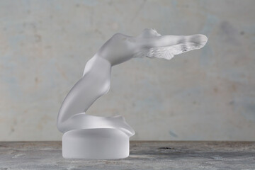 Chrysis Crystal Car Mascot Hood Ornament France 1990s Design 1931