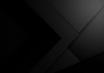 Abstract, minimalist background featuring overlapping dark grey and black geometric chevron shapes suggesting motion and depth