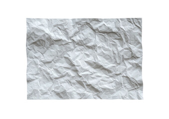 Crumpled white paper texture, unevenly lit