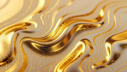 Fototapeta premium Elegant silver marbling acrylic art featuring glossy surface and reflection