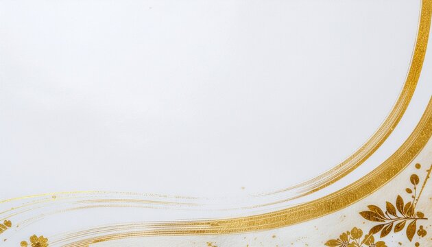 Papier peint &eacute;l&eacute;gant en or et ivoire