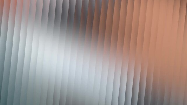 Abstract vertical blinds with gradient lighting from warm orange to cool gray