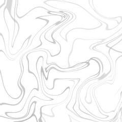 Abstract liquid illustration or liquify effect, colored black with a transparent background