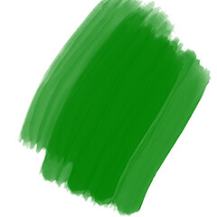 Green paint brush stroke with textured abstract artistic background design
