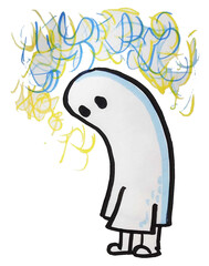 funny cartoon ghost
