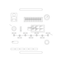 Medical Data Chart Unique Vector &ndash; Health Metrics, Patient Records, and Clinical Analytics Illustration
