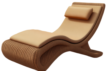 Outdoor lounge chair designed for relaxation in a tranquil setting suitable for enjoying sunny days or evenings under the stars