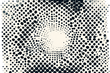 Exploring the beauty of an enigmatic abstract polka dot texture displaying a mesmerizing pattern with contrasting colors and unique shapes emanating from a central point
