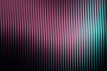 Abstract textured background featuring a vertical ribbed pattern with a captivating blend of deep magenta, pink, and vibrant teal colors, creating a striking and modern aesthetic