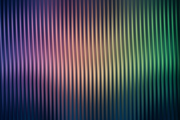 Textured vertical ribbed surface with a flowing gradient of purple, pink, orange, and green colors, evoking a sense of organic and abstract beauty