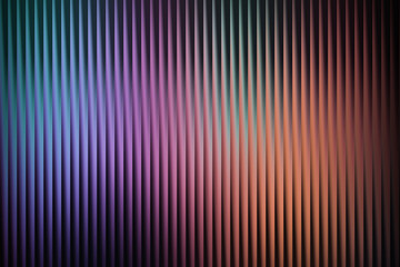 Abstract backdrop with a vertical ribbed surface, showcasing a sophisticated gradient of cool blues, purples, and warm oranges with subtle highlights