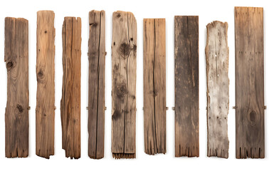 charmingly weathered wooden fence stretches, showcasing a diverse collection of wooden posts that exude a sense of rustic elegance.