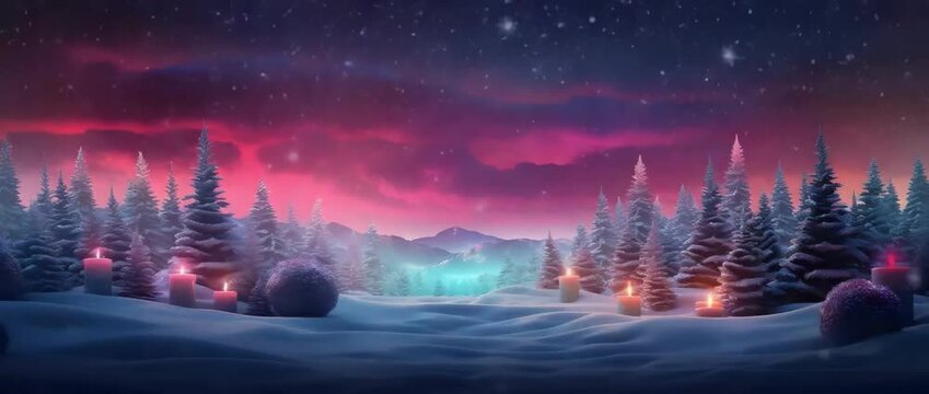 Winter Wonderland Candlelit Evening