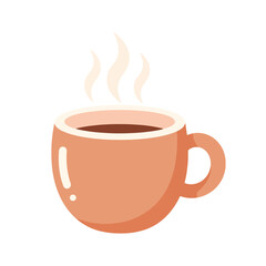 Enjoy a steaming cup of rich, dark coffee in a cozy mug to start your day off right with simple pleasure