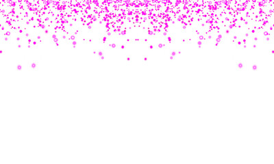 Abstract Magenta Ink Splatter Glitter. Pink Glitter Particle Wave PNG on Transparent Background