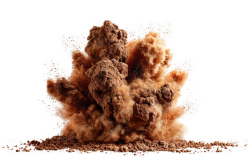 Brown powder explosion