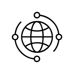 Internet Globe Global Web Icon