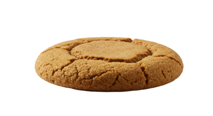 Isolated Chocolate Chip Cookie Realistic Food Photography on Black Background