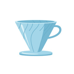 Brew delicious coffee at home with this stylish pale blue pour over coffee maker, perfect for coffee lovers