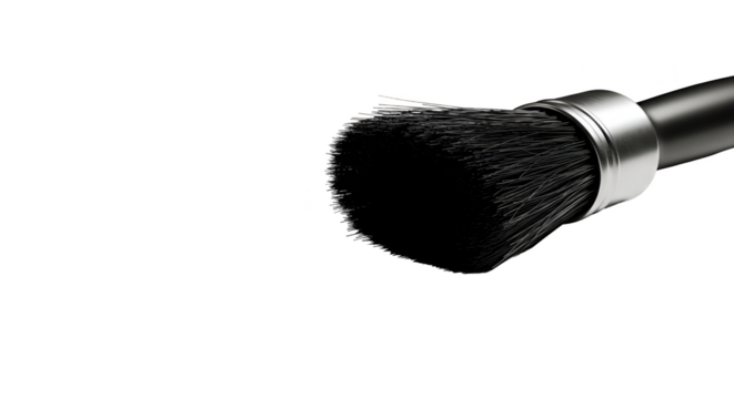 Isolated close-up of a microphone on black background