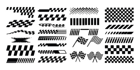 racing flag, checkered flag, checkered pattern, race, speed, sport, competition, victory, start, finish, black and white, graphic, design, element, stripe, pattern, abstract, motion, automotive, motor