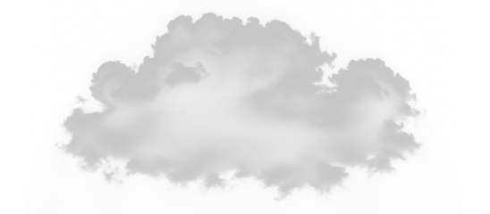 white clouds floating isolate transparent backgrounds 3d illustrations png