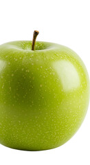 Isolated Green Apple Realistic Photo