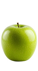 Isolated Green Apple with Glitter Sparkle Effect
