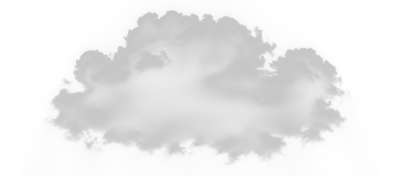 white clouds floating isolate transparent backgrounds 3d illustrations png