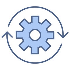 Development Blue Icon