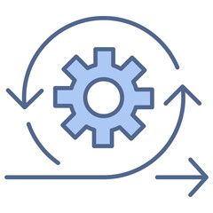 Agile Blue Icon