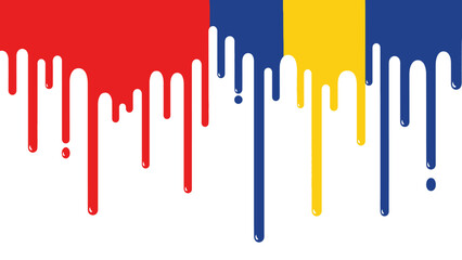 Colorful Paint Dripping: A Vibrant Abstract Background