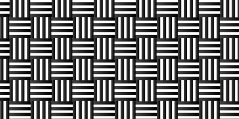 Seamless pattern with squares line diamond wall mat. Vintage textile decor geometric illustration element.