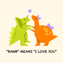 cute dinosaur illustration