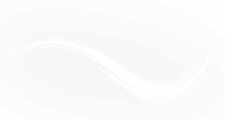 An elegant light curve swirl design with a soft glow background in PNG format to enhance creative projects