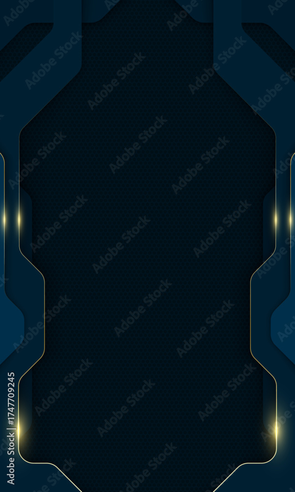 Poster abstract modern background with glowing lines and futuristic design