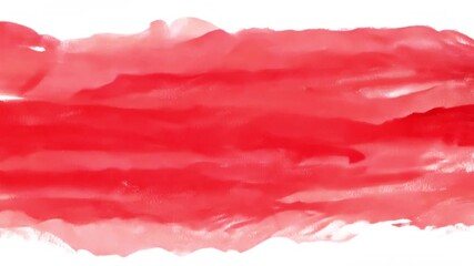 Horizontal watercolor stripes tone deep crimson soft rose gradient shimmer effect. brush strokes stay hand-painted, gentle pulsating luminance modern useful for luxury or fashion-themed - Powered by Adobe