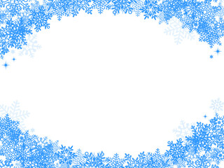 Fototapeta premium 背景素材 雪の結晶 エレガント ロイヤル ゴージャス