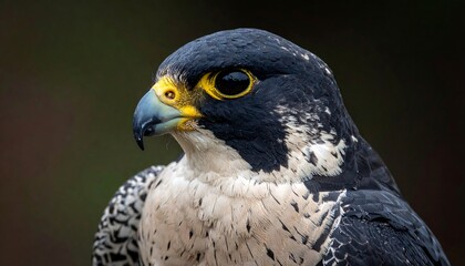 Close-up of falcon's head