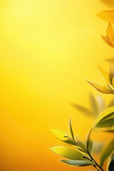 Golden leaves with soft shadows on warm background perfect for luxury branding nature-themed packaging and elegant stationery design