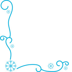 Snowflake Corner Decoration