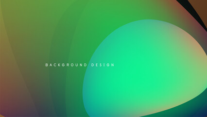 Abstract gradients blend, creating fluid shapes. Vibrant colors dominate dark background. Minimalist design evokes modern aesthetic.