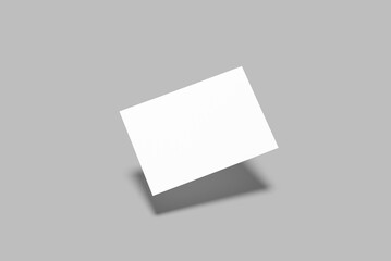 A6 Postcard blank mockup Template