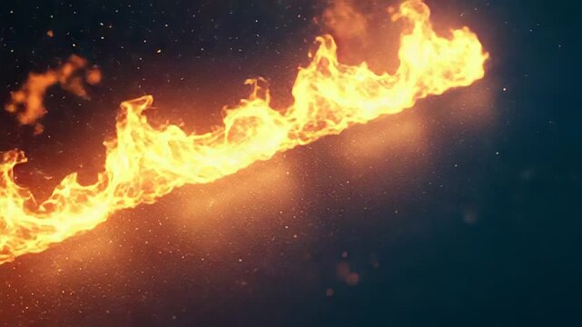Abstract fire flames creating burning energy background