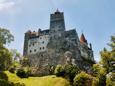 Dracula's Castle or Bran Castle (Castelul Bran), in Transylvania region, Brașov county, where Vlad Țepeș voivode ruled, a national monument and historic landmark in Romania and Europe