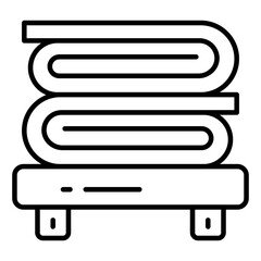Modern design icon of towel 